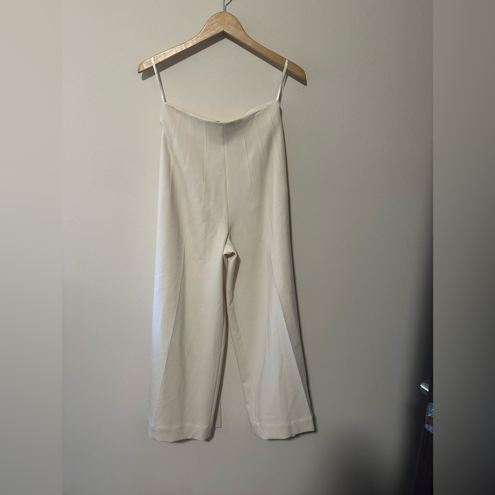 Staud - Caleb high-rise wide-leg pants ivory size 6 STAUD31812 - Picture 10 of 11